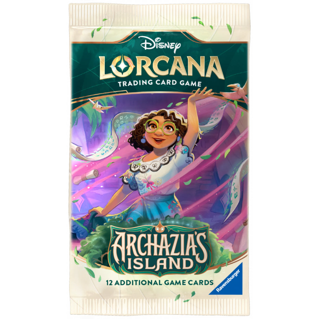 Disney Lorcana Archazias Island: Booster Pack, 12 Cards, English Edition
